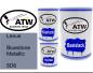 Preview: Lexus, Bluestone Metallic, 8D6: 500ml Lackdose + 500ml Klarlack + 250ml Härter - Set, von ATW Autoteile West.